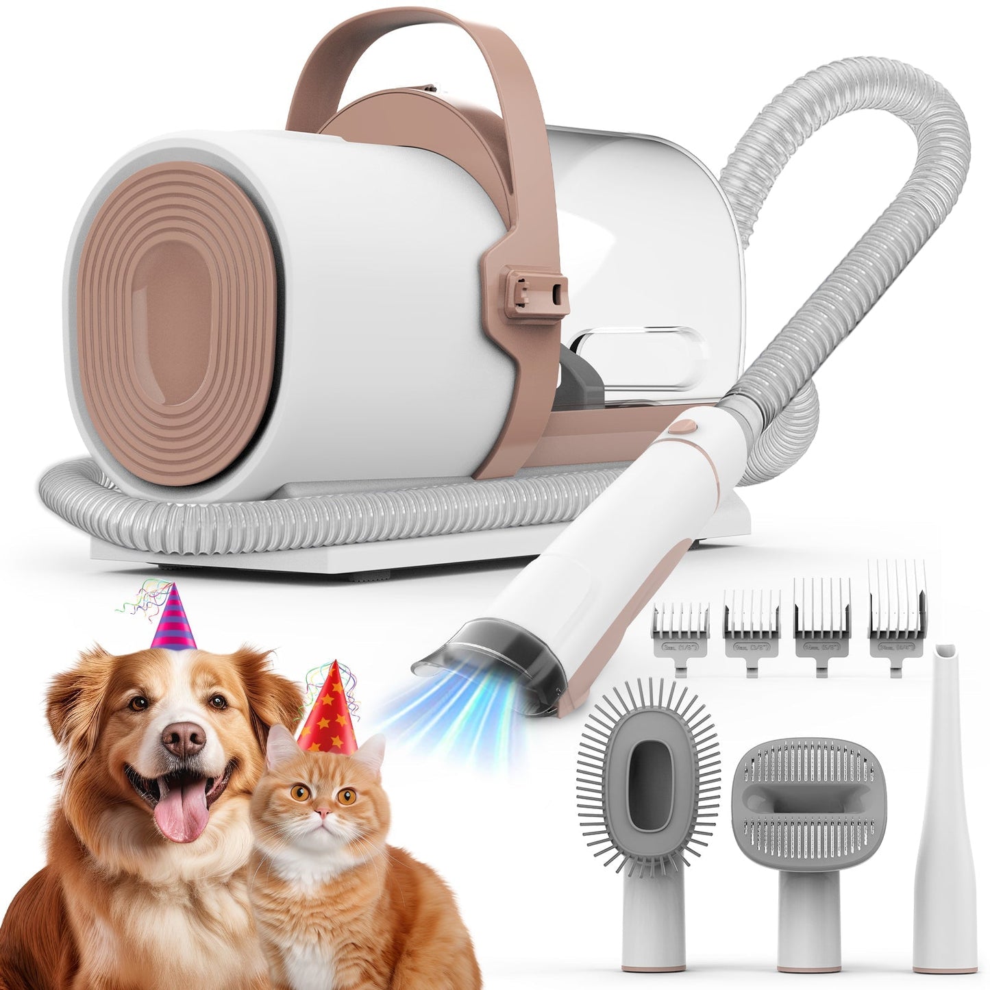 PG50 | 5 in 1 Pet Grooming Kit with Vacuum