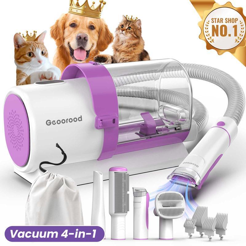 Bestselling All-in-One Pet Grooming Vacuum – Keep Your Home Clean & Fur-Free