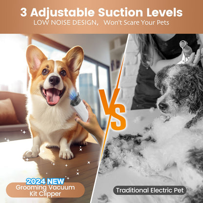 PG50 | 5 in 1 Pet Grooming Kit with Vacuum