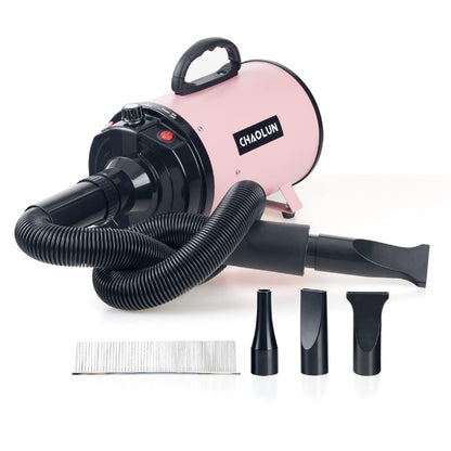 Dog Hair Dryer With Heater, Stepless Adjustable Speed