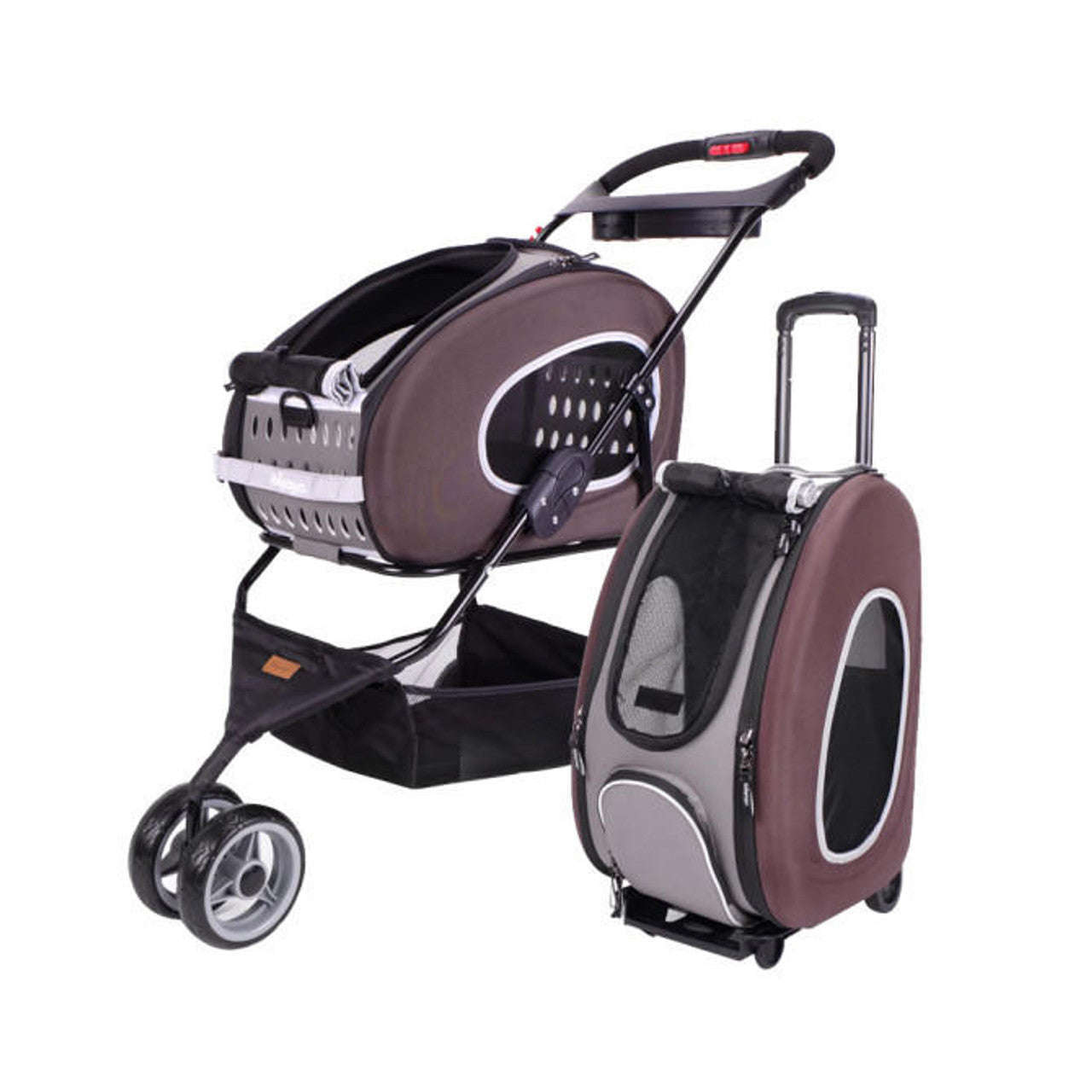 5-in-1 Combo EVA Pet Carrier/Stroller | Luxury Package