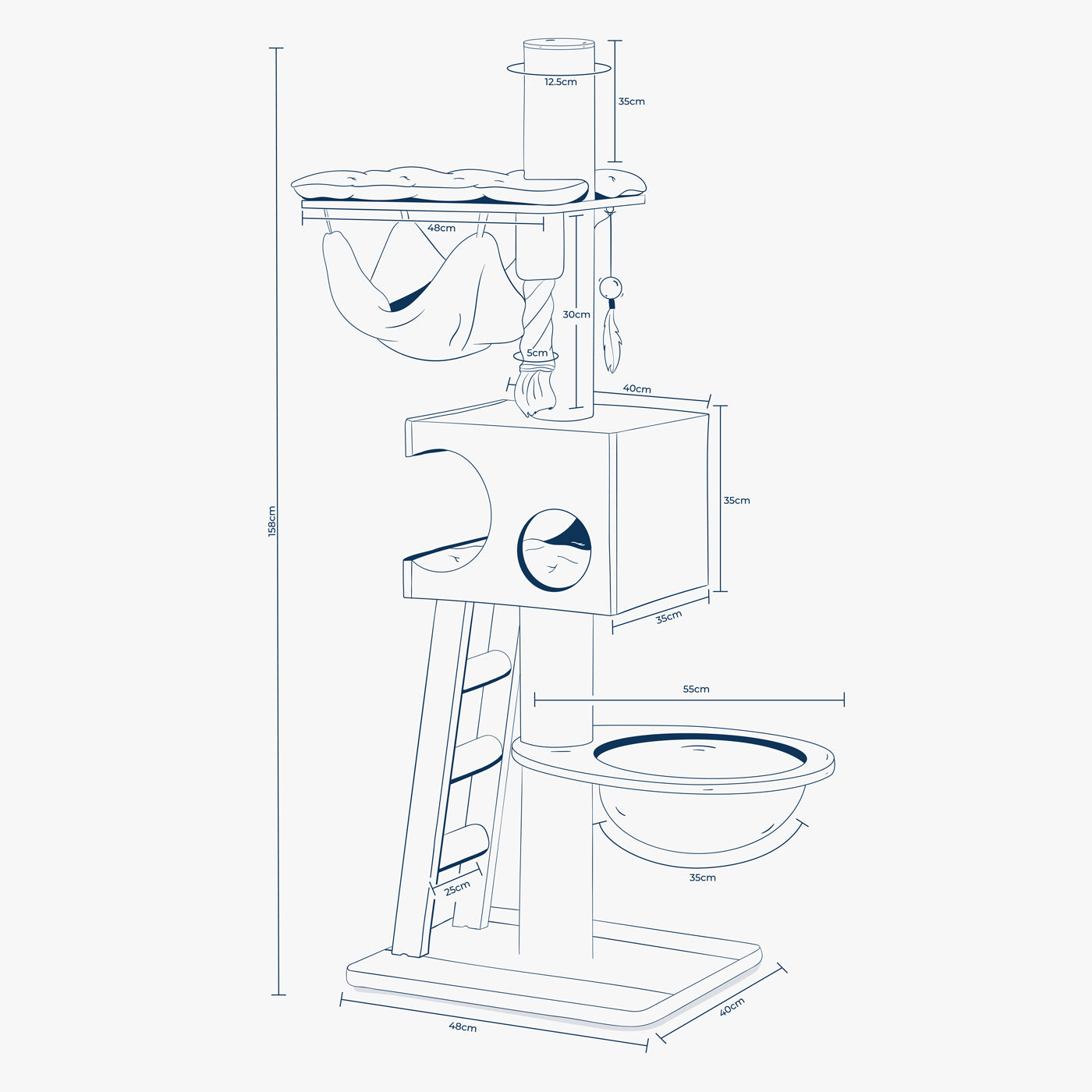 Levels Play Centre Cat Tree