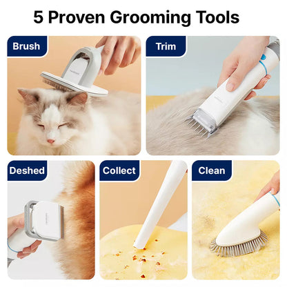 P2 Pro 5-in-1 Dog & Cat Grooming Kit with Vacuum