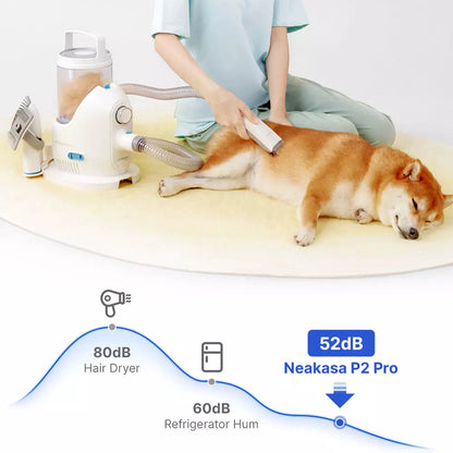 P2 Pro 5-in-1 Dog & Cat Grooming Kit with Vacuum