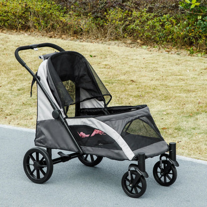 210V Shock Absorbing Large Pet Stroller