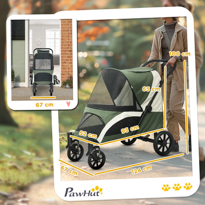 210V Shock Absorbing Large Pet Stroller